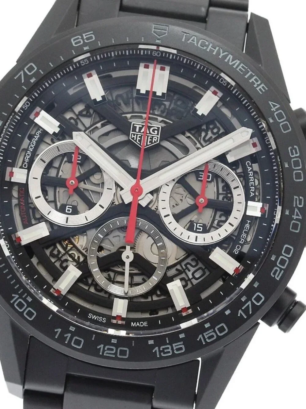 TAG HEUER Carrera Caliber Heuer 02 CBG2090.BH0661 Chrono AT Men's Watch - Picture 1 of 7